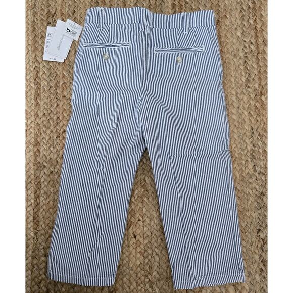 NWT GYMBOREE SEARSUCKER STRIPED PANTS Blue and White Special Ocassions Size 2T - Picture 3 of 7